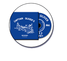 Art CD-rom 8 cm capitaine oliver