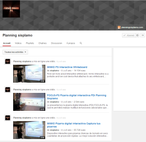 Planning sisplamo YouTube